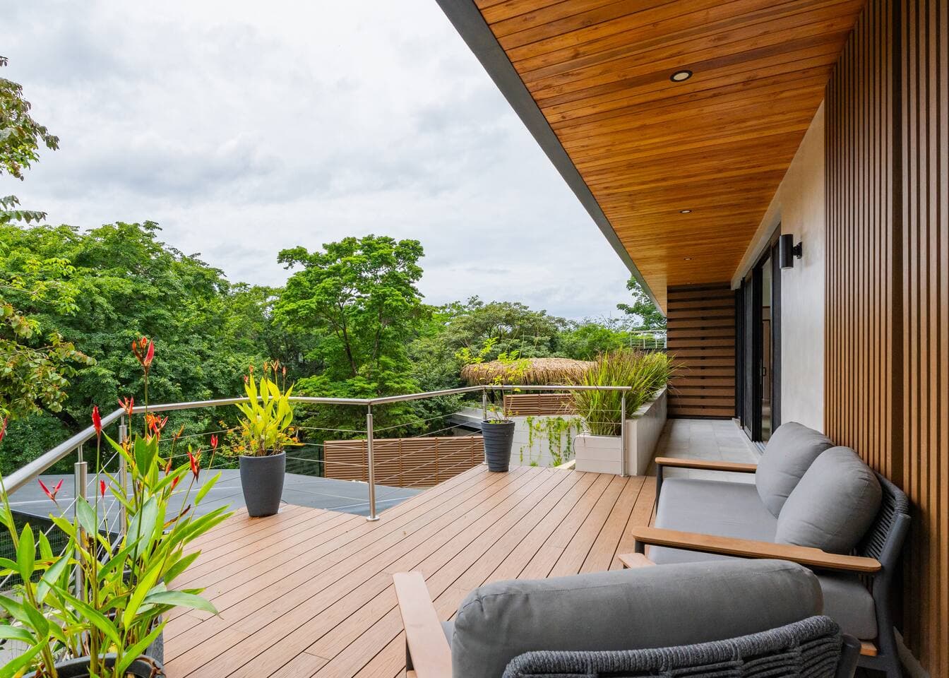 Patios & upper deck